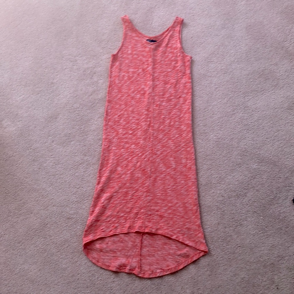 Gap Kids Orange Sleeveless Hi Lo Dress